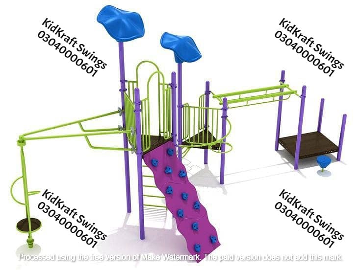 kids Slide/Swings/Kids rides/jhula/Spring rider/jungle gym/gazebo/bar 4