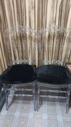 Chairs Crystal plastic