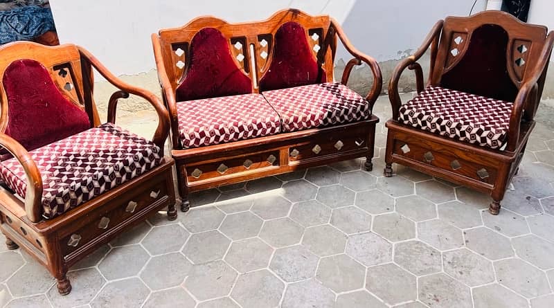 sofa set ( used) 2