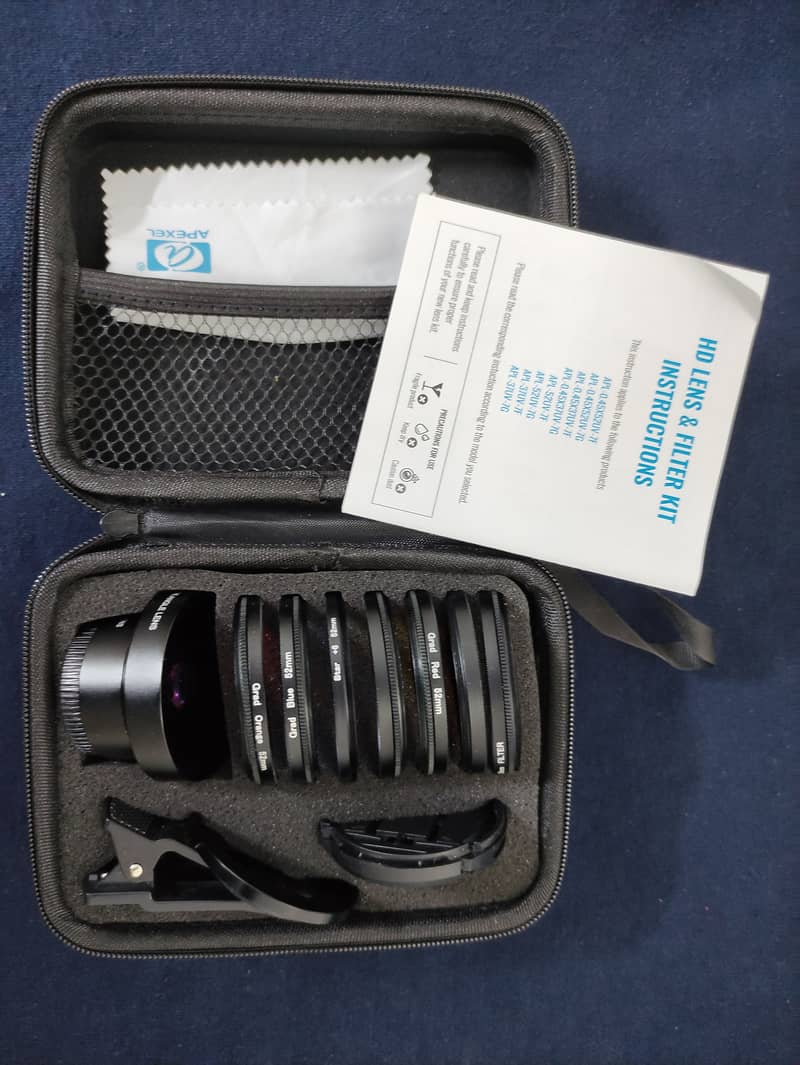 Phone Lens Kits 37/52mm CPL ND32 Full Color Filter 4