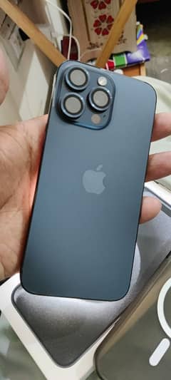 Apple iPhone 15promax 256gb blue titanium