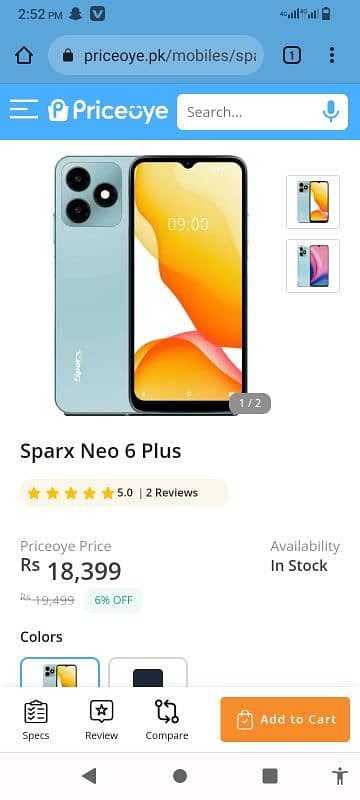 Sparx Neo 6 Plus 10