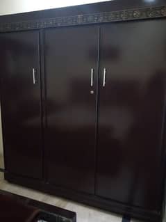 WOODEN WARDROBE A1 CONDITION. .