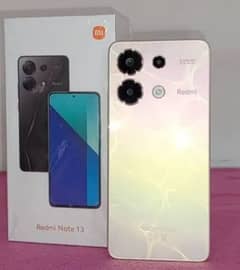 Redmi note 13 full warranty brand new 8.8. 256 ocean sunset colour