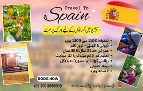 Spain Work Visa Services in Lahore - Spain Agriculture Visa Available