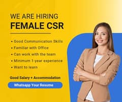 Female Customer Service Representative