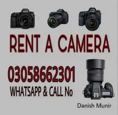 DSLR CAMERA FOR RENT, RENT A CAMERA, DSLR CAMERA ON RENT