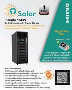 Used Tesla 15kw Hybrid 3 Phase Solar Inverter