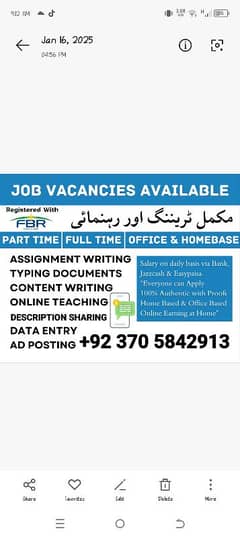 Remote and online job for  Females and males especially freshers