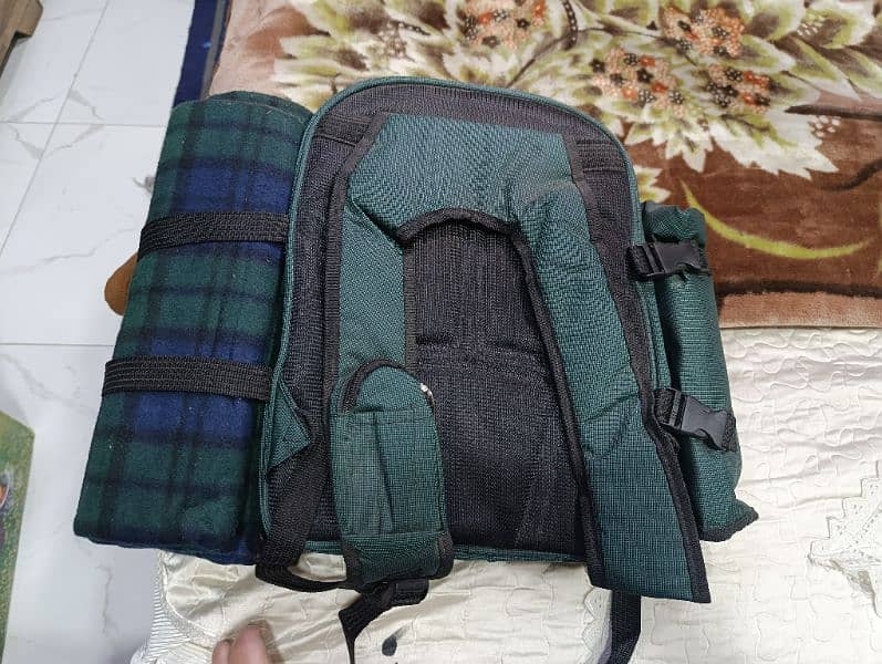 Amazing Picnic black pack with insulation and dinning utensils 20000 3