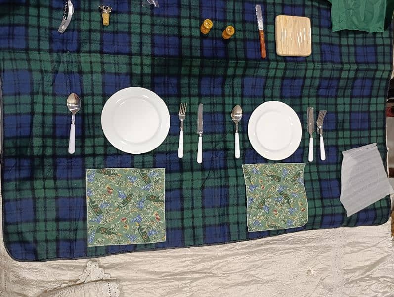 Amazing Picnic black pack with insulation and dinning utensils 20000 12