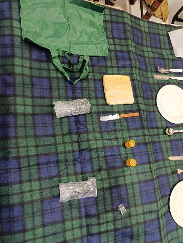 Amazing Picnic black pack with insulation and dinning utensils 20000 19