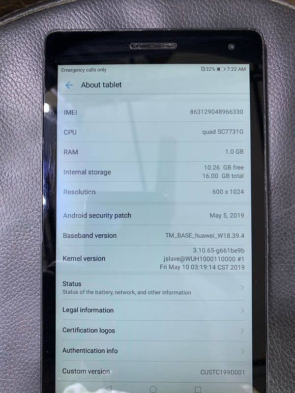 huawei tab sim useable 5