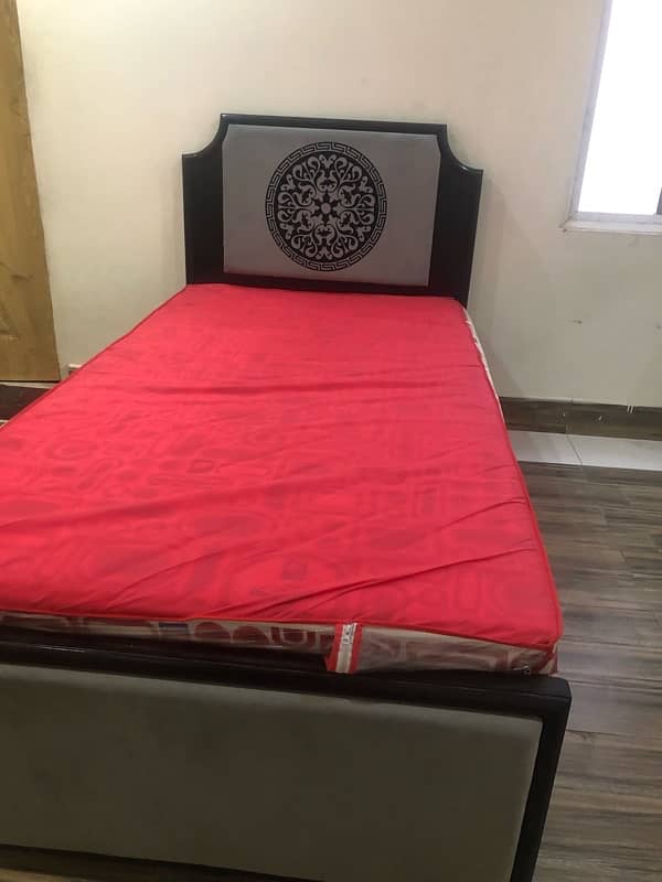 Modern Design Single bed with Mattress 2