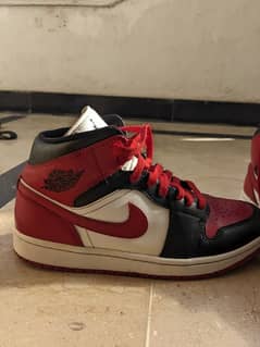 New Nike Air Jordan 1 Alternate Bred Toe Red Black White | orginial