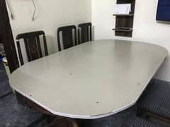 Dining table with 6 chairs