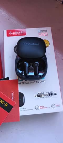 Audionic Airbud 550 EXTRA BASS BLACK