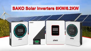 'Sako 6kW Hybrid On-Grid Inverter for Home: Efficient Solar Energy''