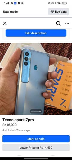 tecno spark 7 pro 4 64 Gb