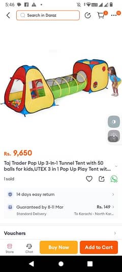 tent house for kids