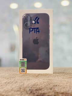 I phone 16 PTA 256 pack