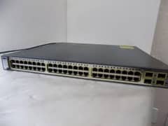 Cisco 3750G 24 port and 4 port sfp 1G switch