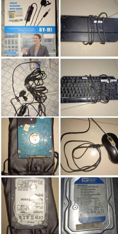 640 GB Hard Drive+8 Gb Ram+Keyboard+Mouse+Boya M1 Original Mic