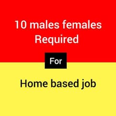 10 male females required