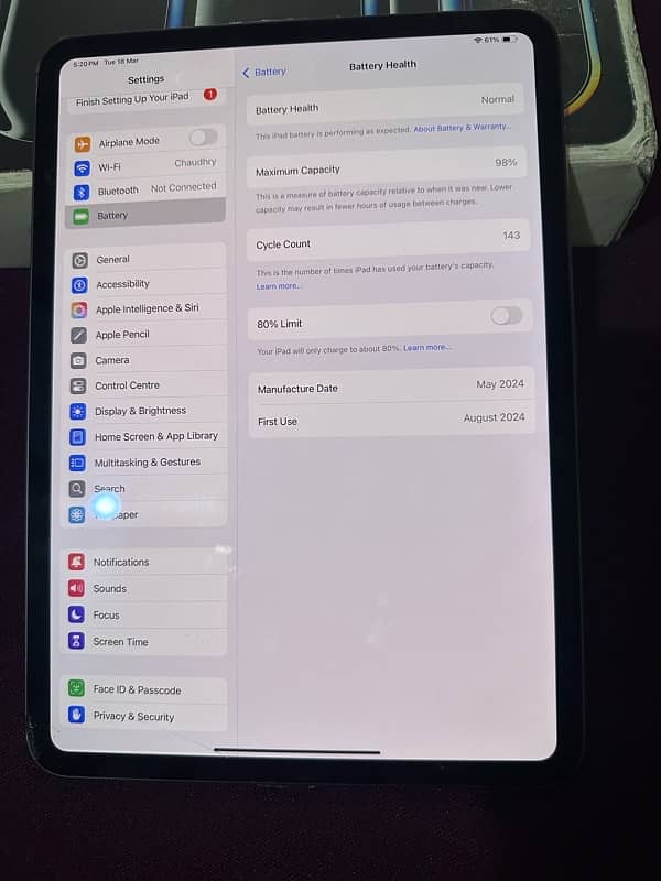 ipad pro M4 256gb 5