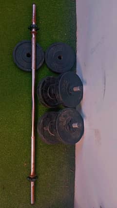 Rubbar Dumbbells and Bar