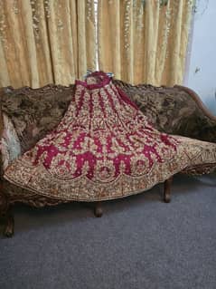 Barat lehanga Bridal Heavy Dress on Net work