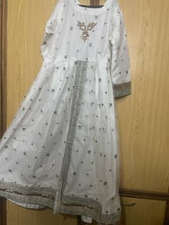 Wedding dress ( Open long frock )