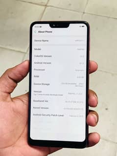 oppo f7 (8/256) with box charger lush condition. price final ha