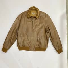 Bomber Leather Jacket Torras brand