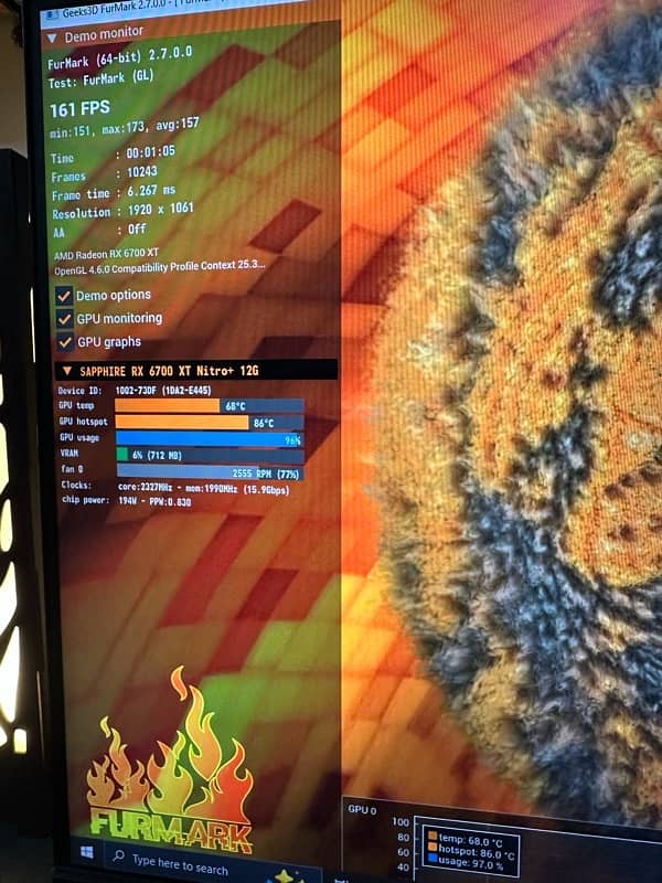 Sapphire RX 6700XT 12gb 256 bit sealed low temps with box 3