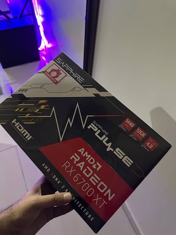 Sapphire RX 6700XT 12gb 256 bit sealed low temps with box 4