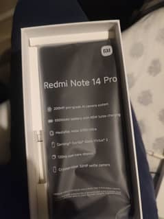 XIAOMI NOTE 14 PR0 OPEN BOX NON ACTIVATE. NOT USED EVEN ONCE