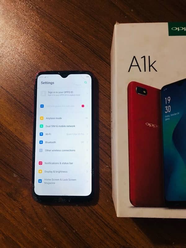 oppo a1k 2/32 with box 1