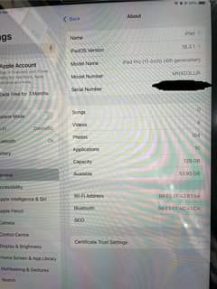 IPad Pro 11 inch 128 gb M2 chip