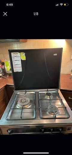 Nasgas single door cooking range/oven