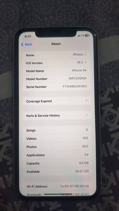 iPhone xr (64)gb fu