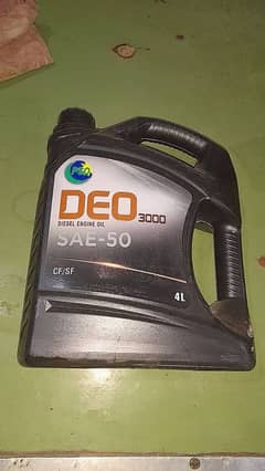 pso deo 3000 SAE-50 4L diesel engine oil 100%orignal