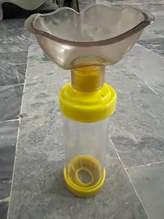 baby holding chamber for metered dose inhaler