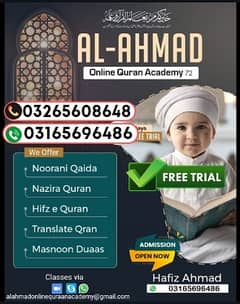 Online Quran tutor, Quran classes, Arabic class, Tajweed, Nazra Tutor