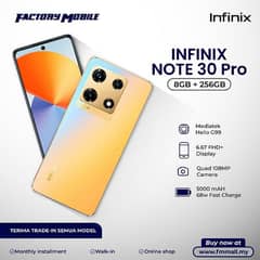 infinix Note 30 Pro (Full Box) Exchange with Camera phone