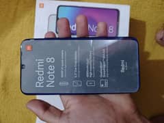 Redmi note 8 4/64gb 10/10 condition home used phone with box no repair