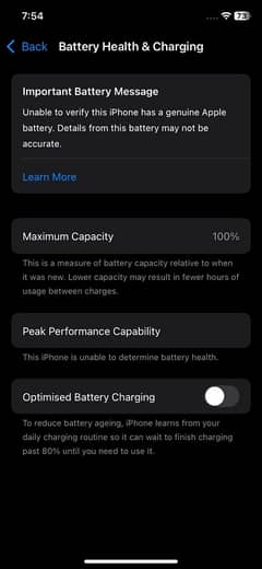 iPhone 11 non pta but scom sim working battery change recent