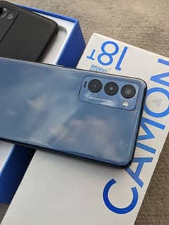 TECNO CAMON 18T WITH BOX 4+4/128GB PTA OFFICIAL exchange