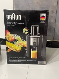 Braun Original Juicer J500 Brand new box pack