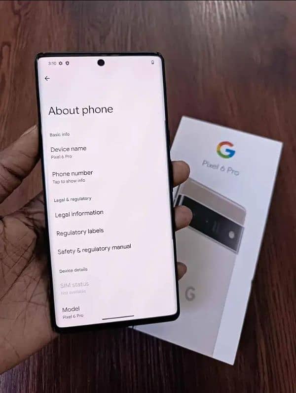 Google pixel 6 Pro 12256gb memory PTA approved 0319/2144/599 0